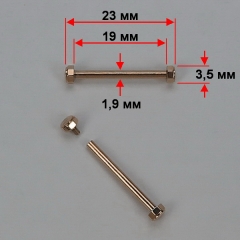 Крепление для ремешка 19 мм, ø1,9 мм, Rose Gold | Michael Kors