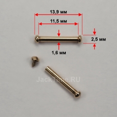 Крепление для ремешка 11,5 мм, ø1,6 мм, Rose Gold | Fossil