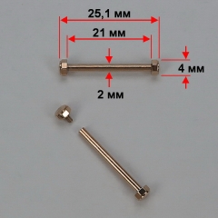 Крепление для ремешка 21 мм, ø2 мм, Rose Gold | Michael Kors